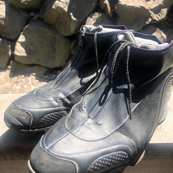 Footjoy 50018 Mens Black Waterproof Lace Up Zip Up Golf Boots Shoes Size 11M - Picture 4 of 12